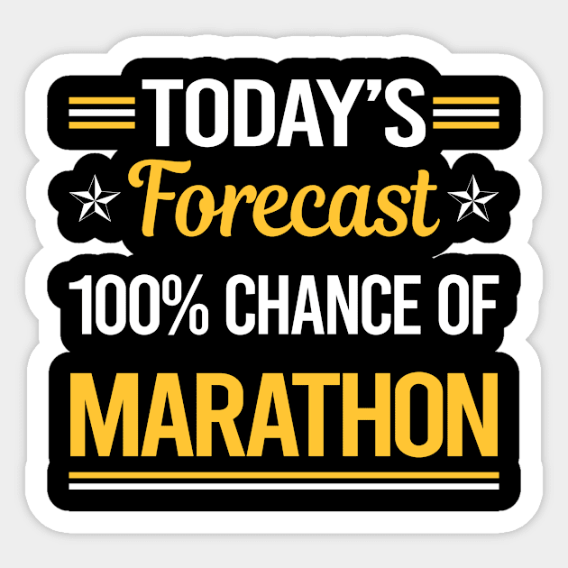 Today Forecast Marathon Sticker by symptomovertake